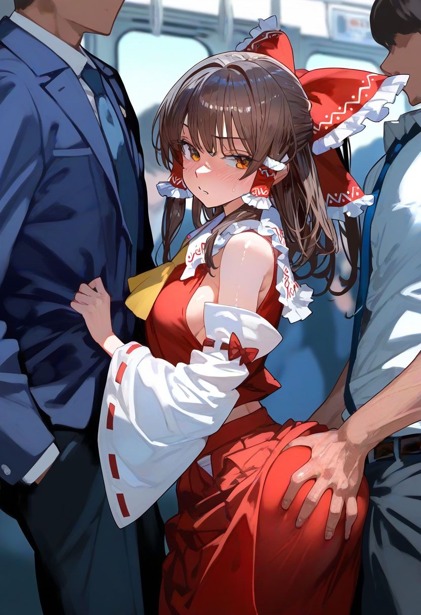 博×麗× 電車痴×CG集 - サンプル画像 1