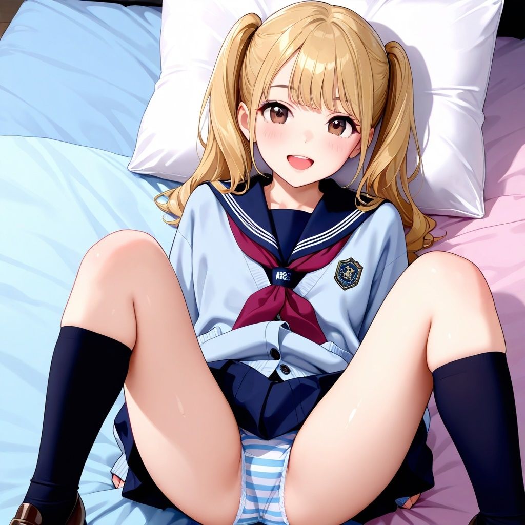 黒ハイソックスJKのM字パンチラVol.2 - サンプル画像 6