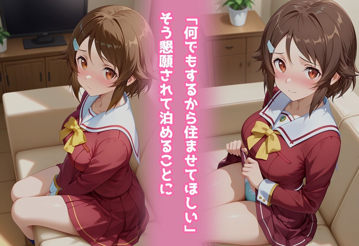 民泊トラブル！？…美少女と突然の強●ルームシェア性活 〜リズベット（篠●里香）編〜 - サンプル画像 2