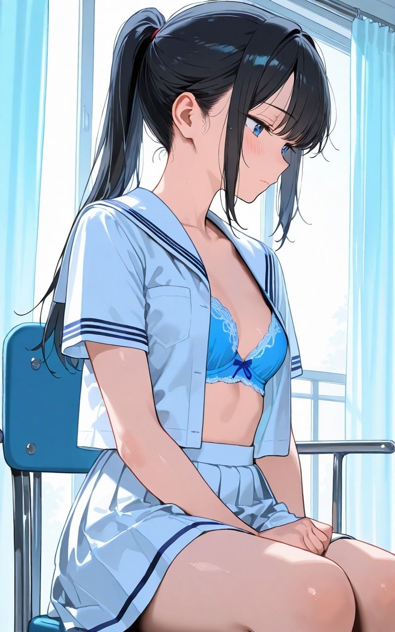 女子校生のセクハラ健康診断 - サンプル画像 1