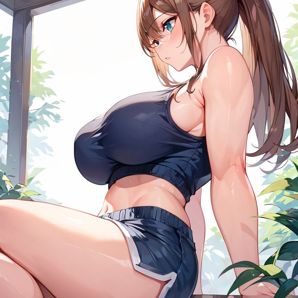 巨乳美女はセックス依存 - サンプル画像 1