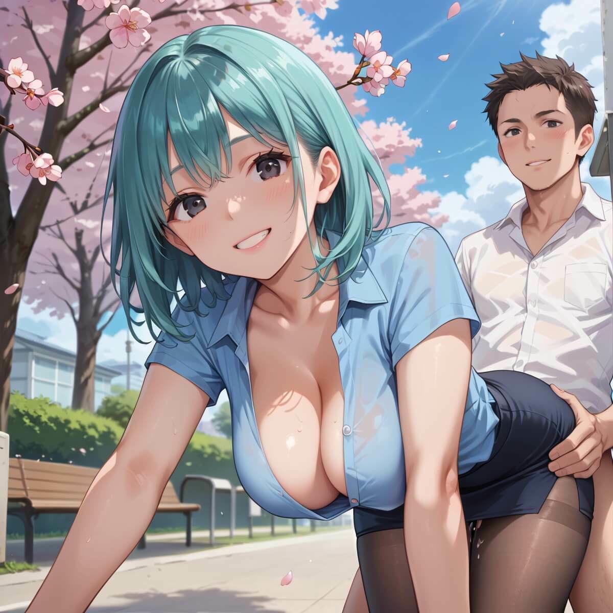 桜咲く新人ОLのエッチな入社式！〜こんな研修聞いてません！！〜6【厳選CG150枚収録】 - サンプル画像 8