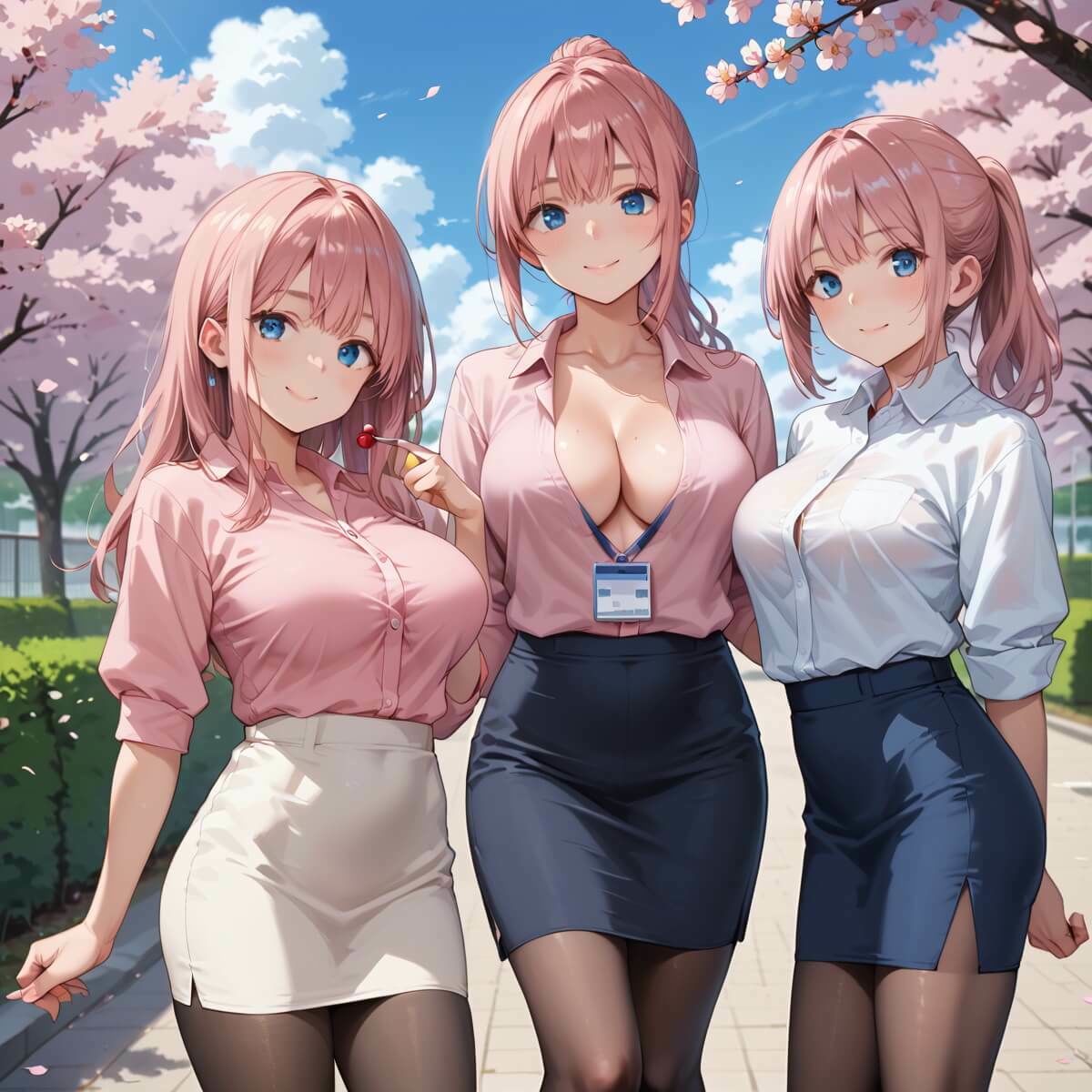 桜咲く新人ОLのエッチな入社式！〜こんな研修聞いてません！！〜8【厳選CG150枚収録】 - サンプル画像 5