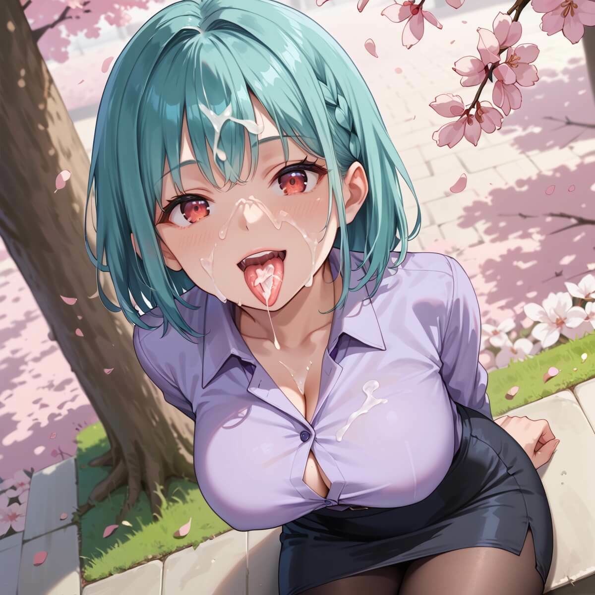 桜咲く新人ОLのエッチな入社式！〜こんな研修聞いてません！！〜12【厳選CG150枚収録】 - サンプル画像 1