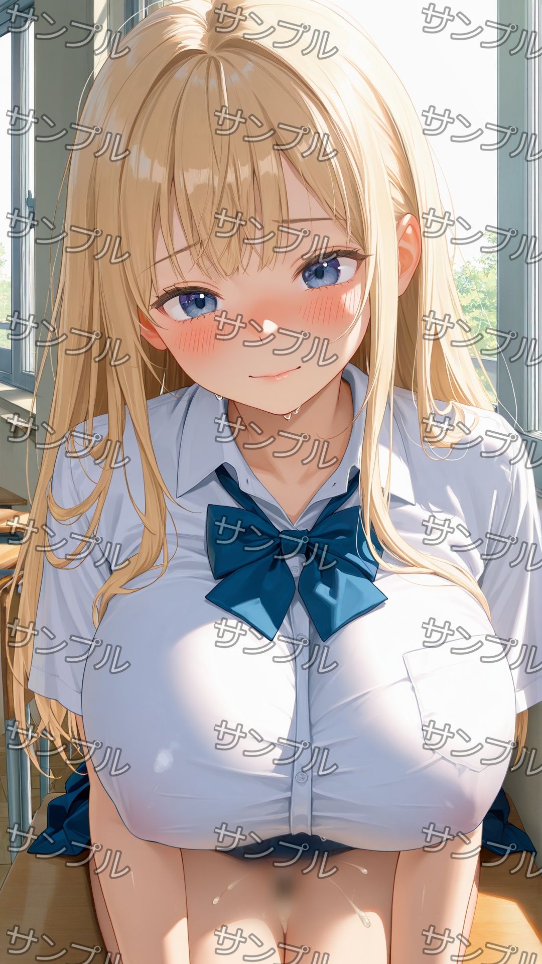 制服金髪美女40枚セット - サンプル画像 2