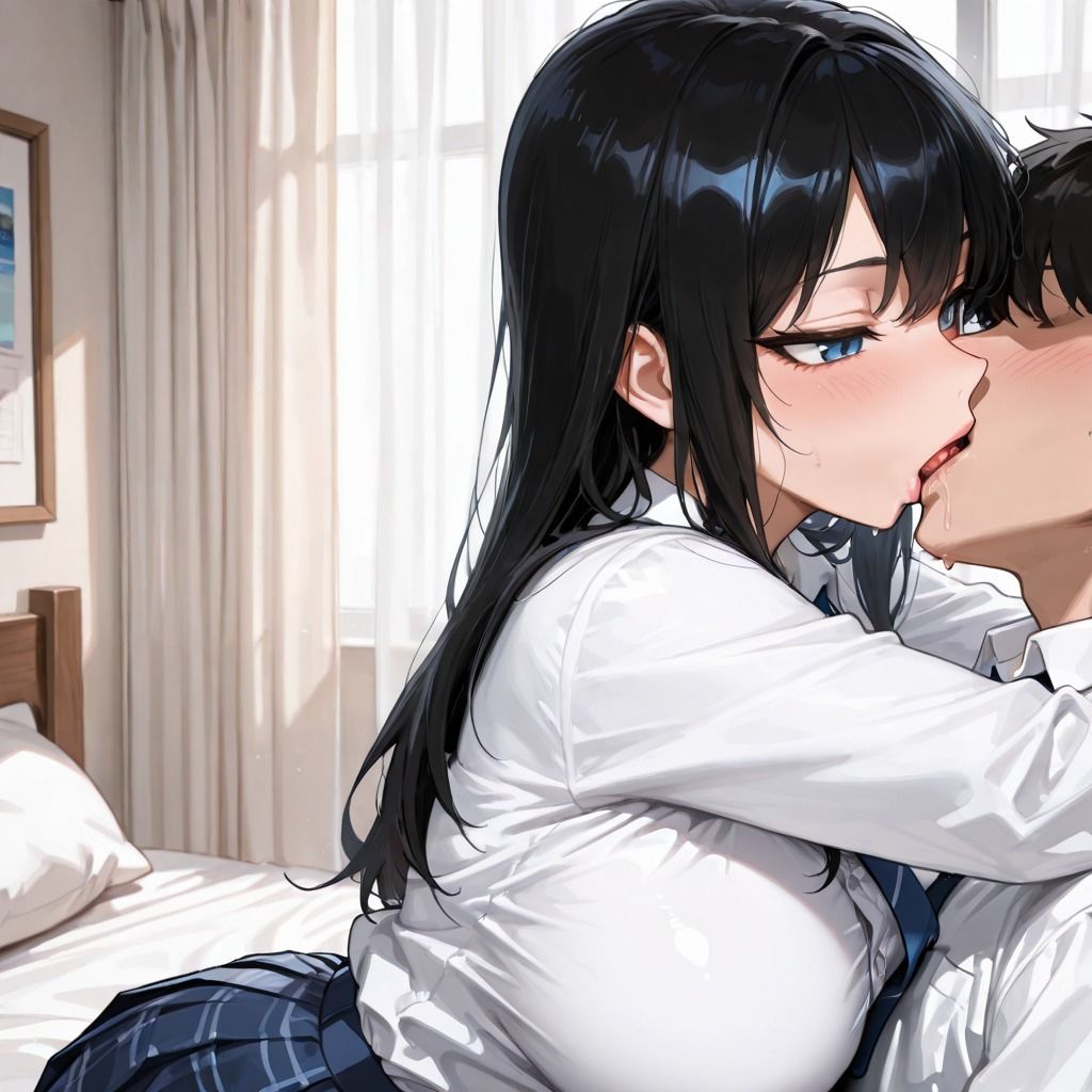 幼馴染の巨乳の友人とハメ撮りSEX - サンプル画像 1