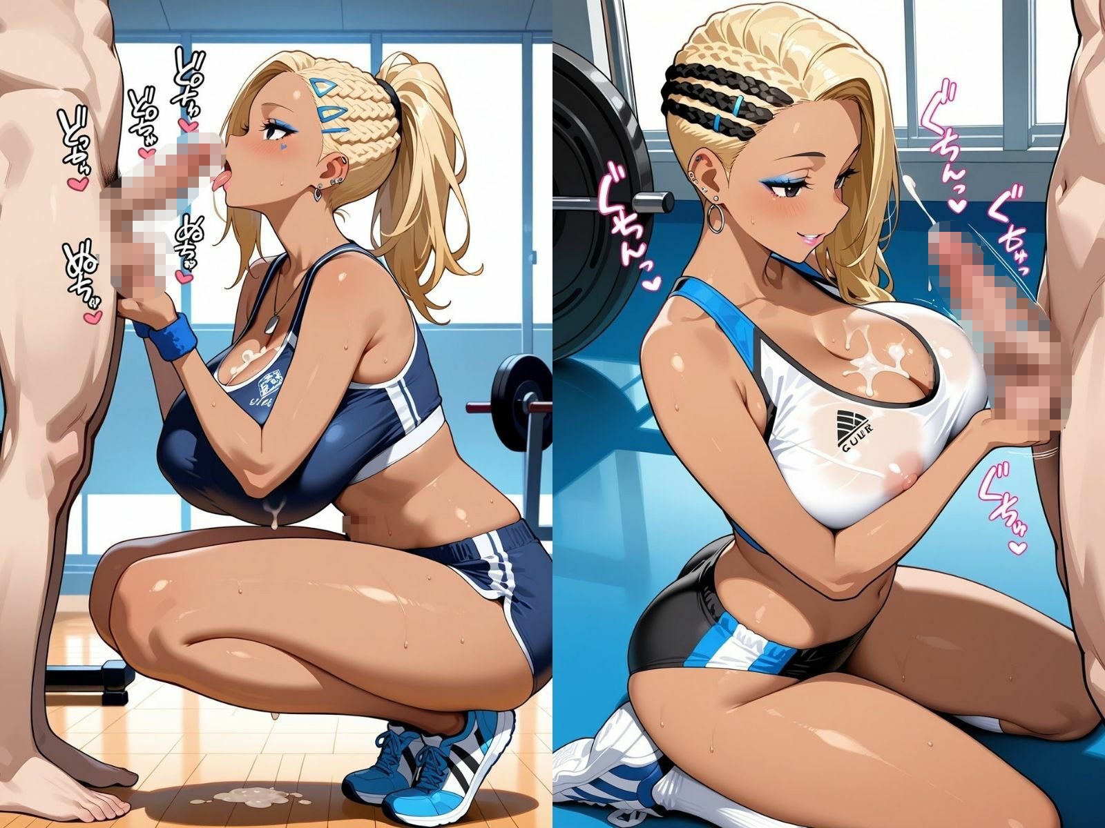 ギャルシコ学園 搾精部〜トレーニングジム編〜 - サンプル画像 8