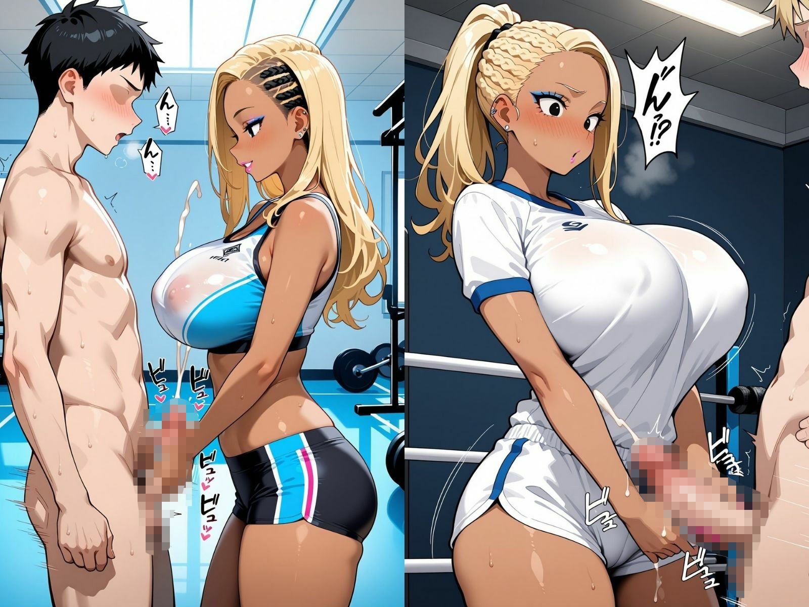 ギャルシコ学園 搾精部〜トレーニングジム編〜 - サンプル画像 9