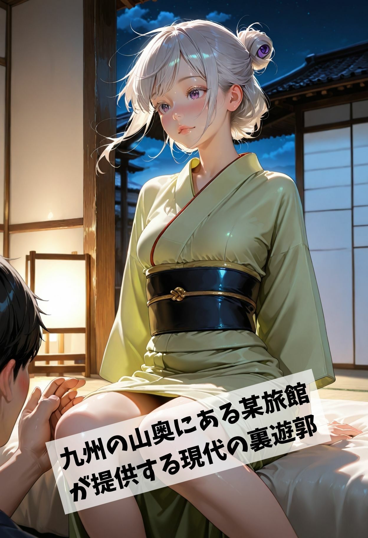 中出しへと導いてくれる射精管理温泉 - サンプル画像 1