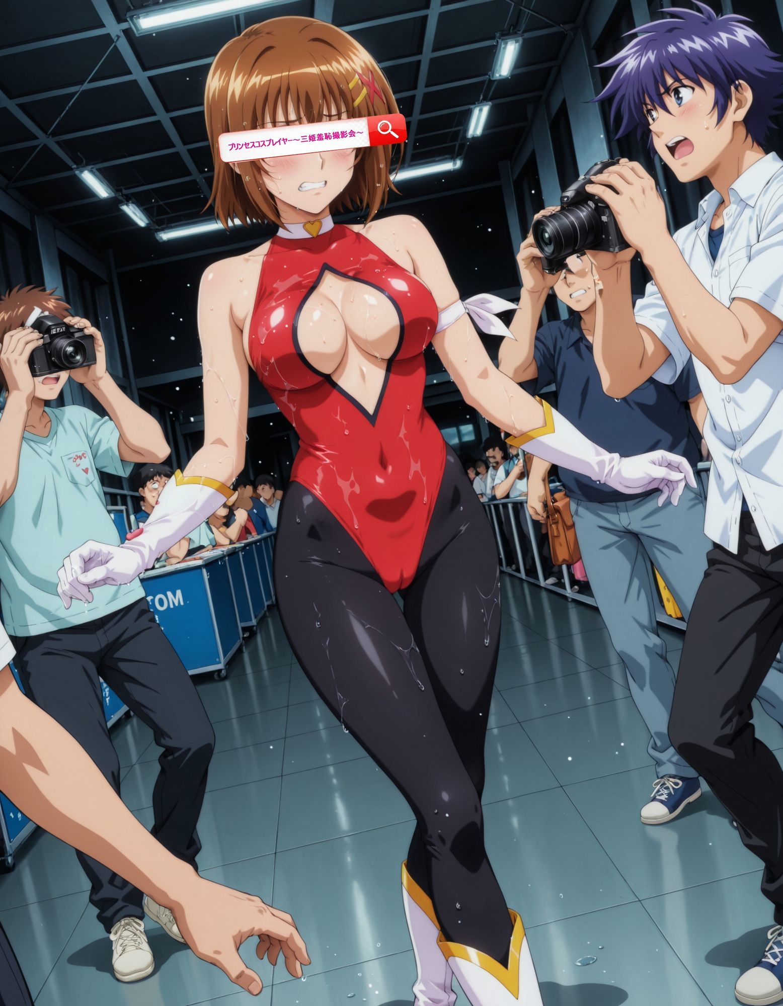 プリンセスコスプレイヤー 〜三姫羞恥撮影会5〜 - サンプル画像 3