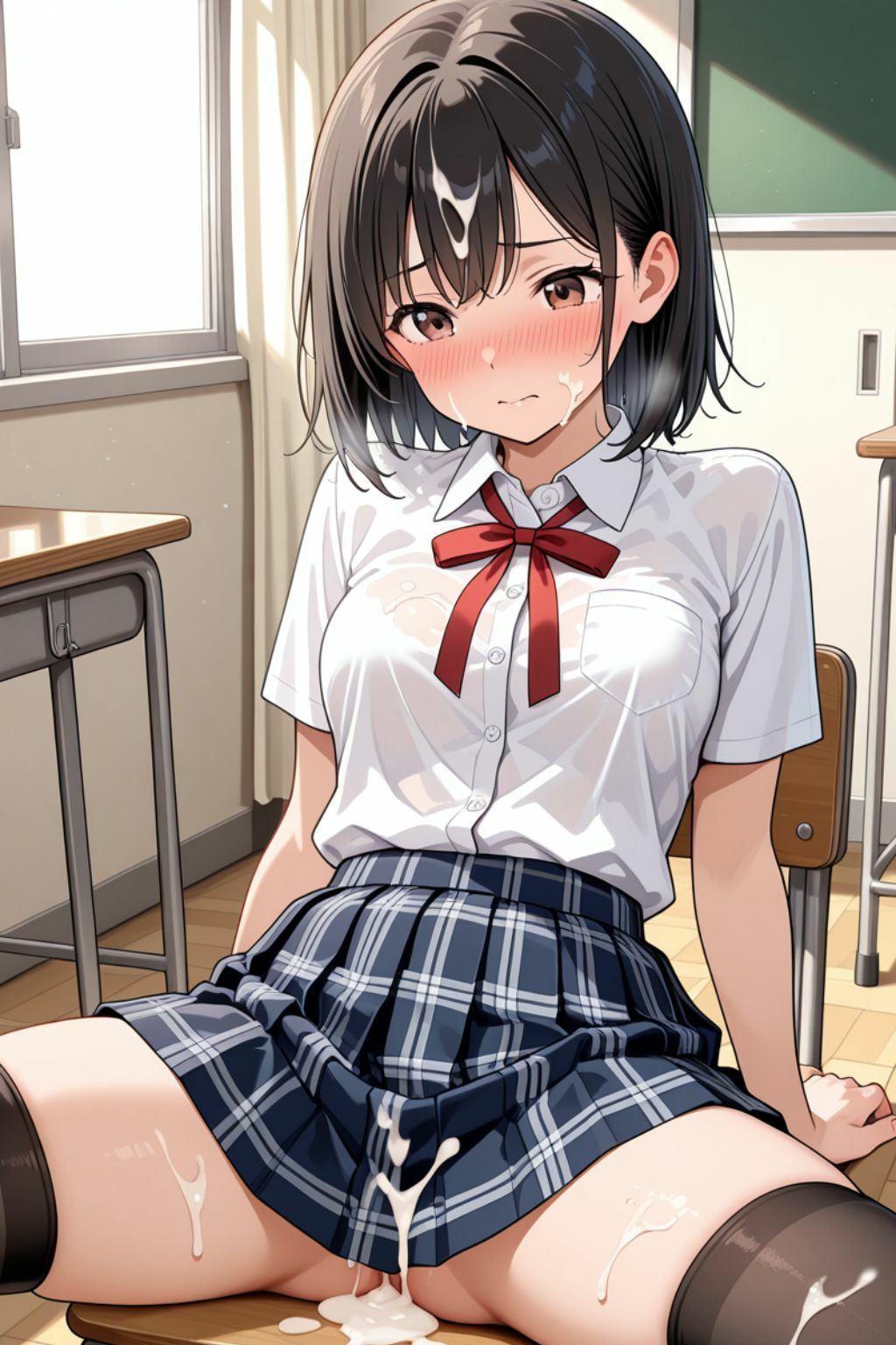 〜聖桜学園〜クラスの人気者JKの弱みを脅し強引に種付け - サンプル画像 10