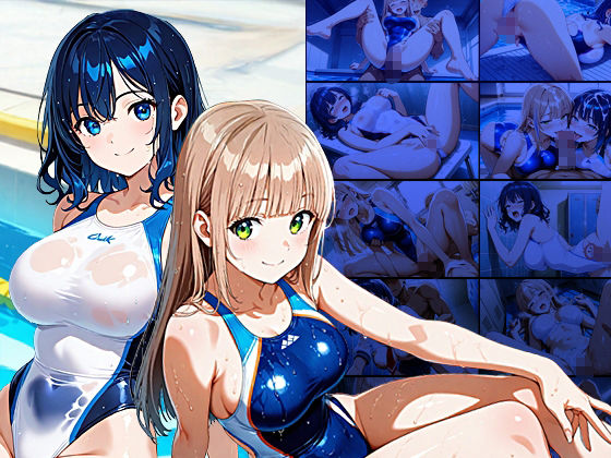 発情媚薬混入！爆乳競泳選手が監督と種付け交尾【350枚】 - サンプル画像 1