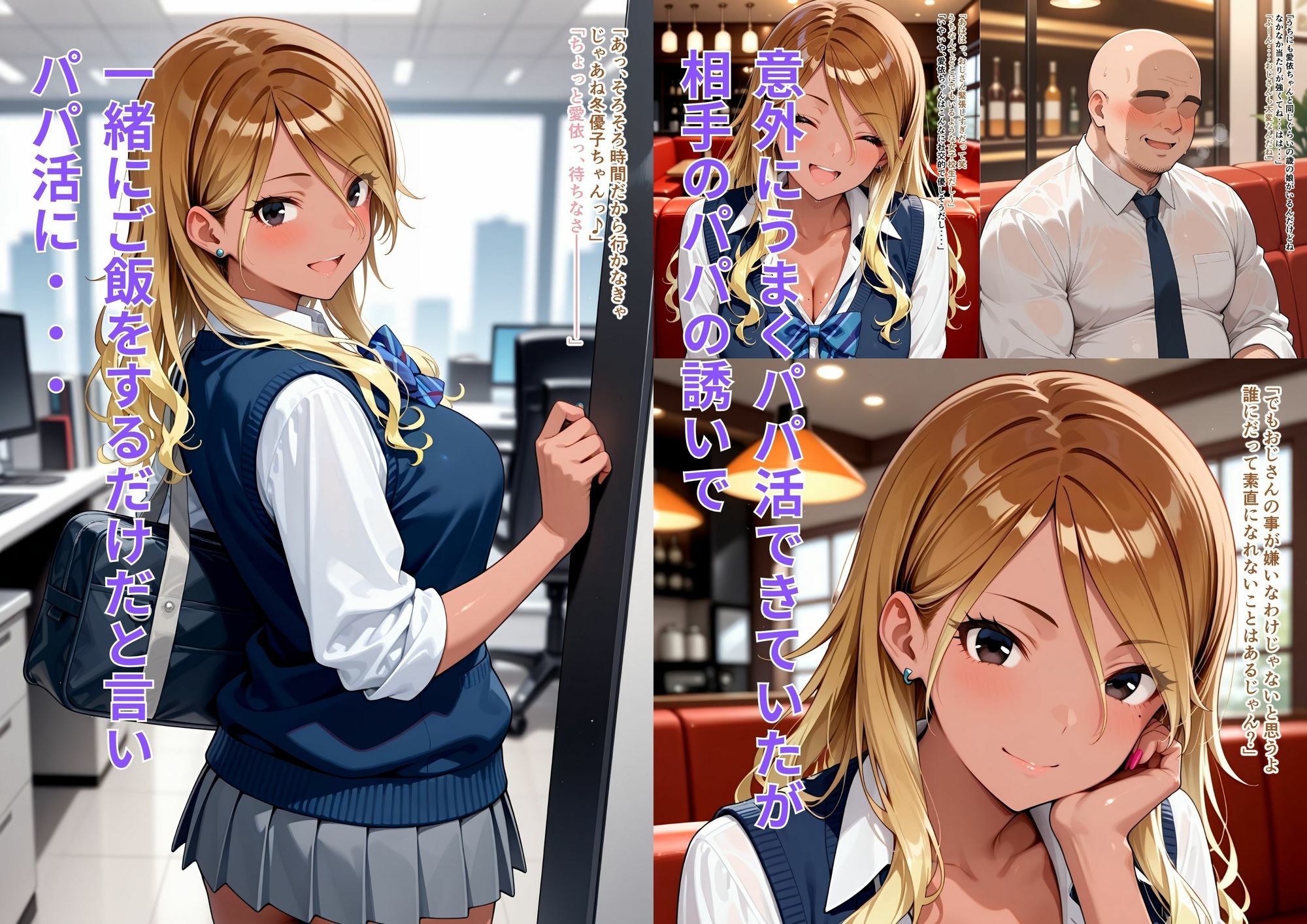 クールなギャルの本性  スキピとパパ活しちゃうガチビッチギャル - サンプル画像 2