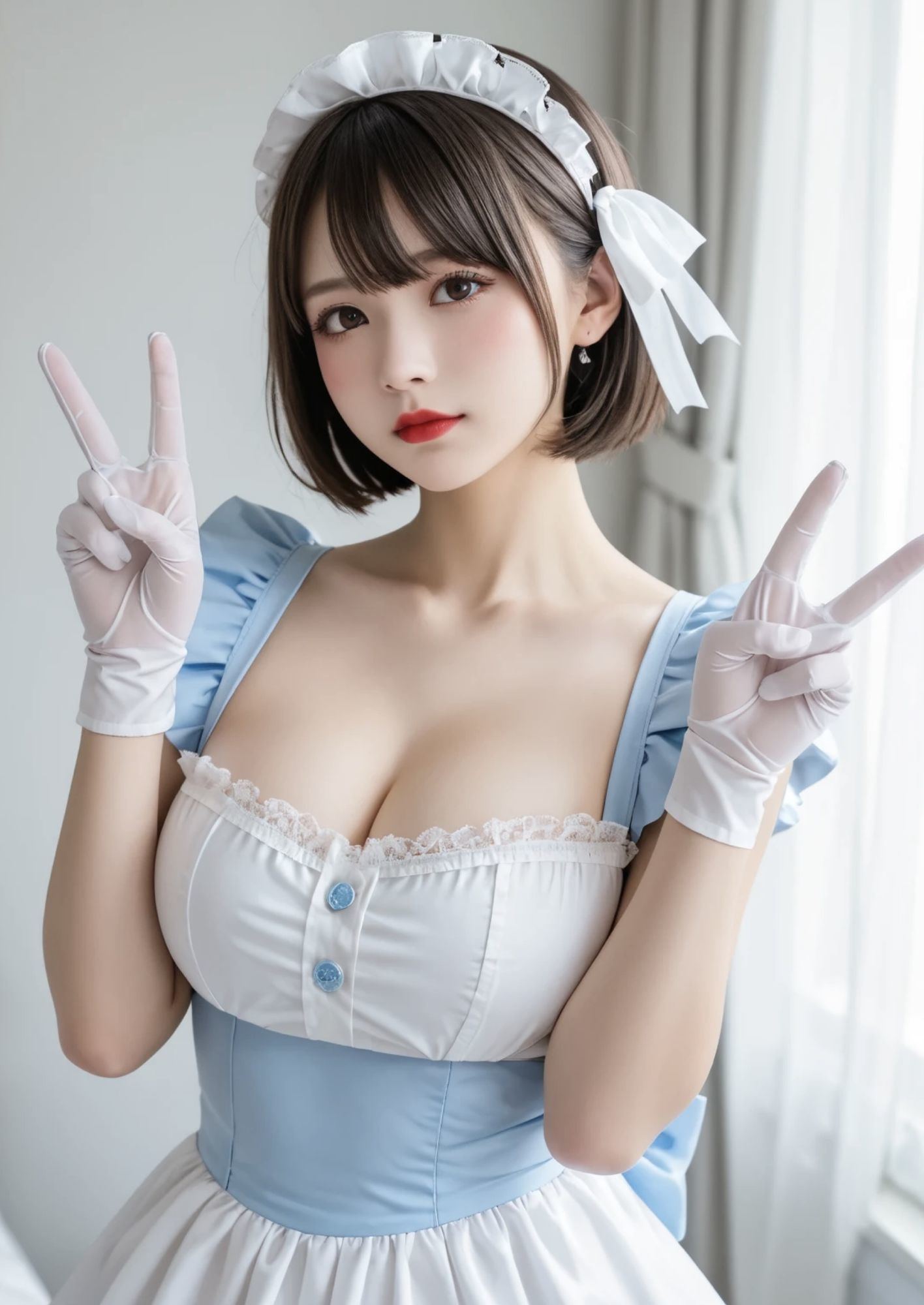 今日だけ！メイド！水無サラ 3P追加スペシャル版 - サンプル画像 1