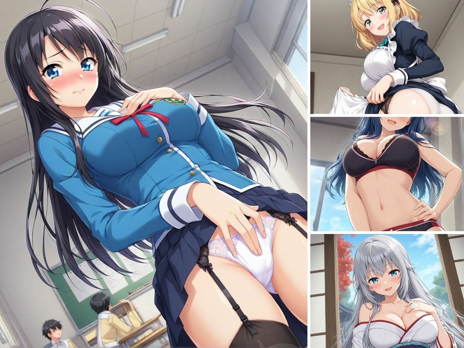 【10コス以上】巨乳美女406人にエッチなパンチラを撮影させてもらいました - サンプル画像 7