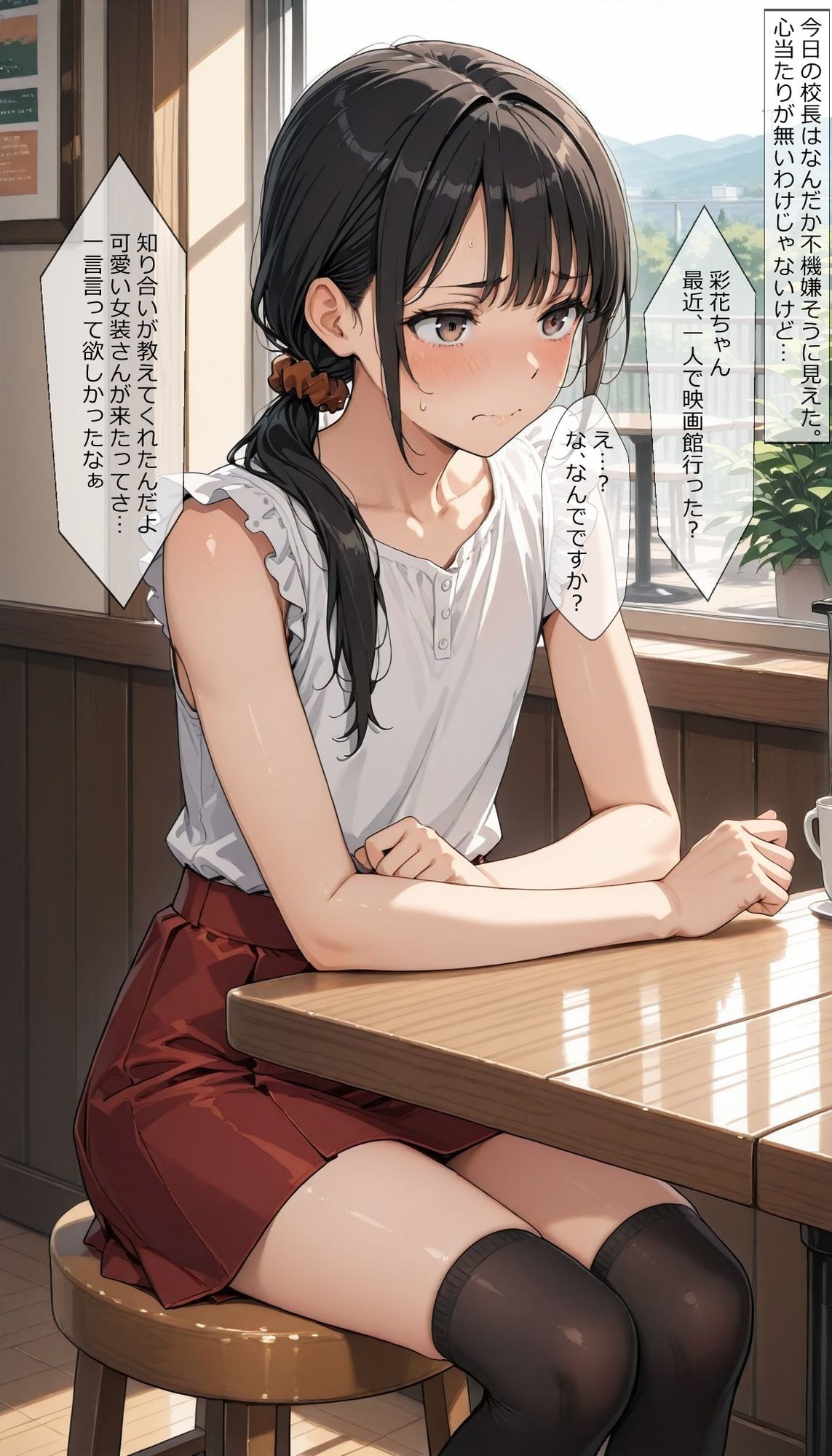 【女装】彩花の場合18 お仕置き - サンプル画像 1