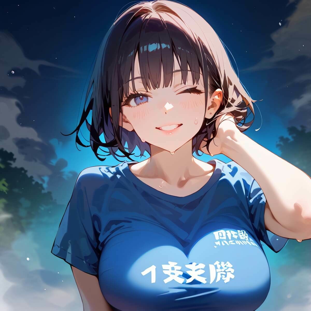 夏祭りの夜の彼女の大誘惑！・200枚 - サンプル画像 5