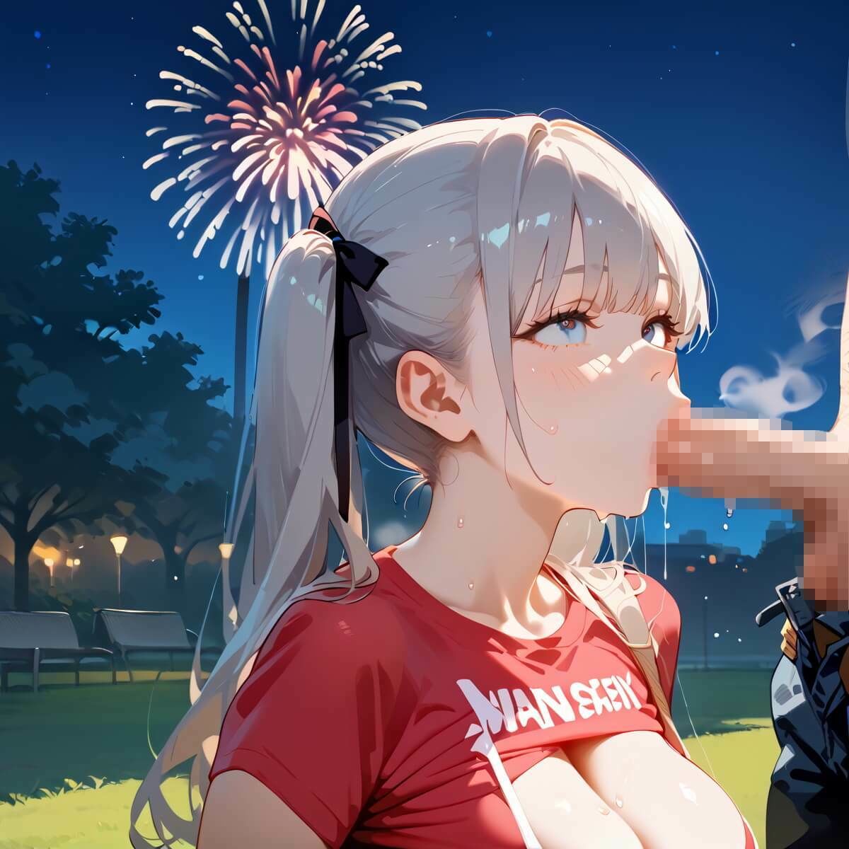 夏祭りの夜の彼女の大誘惑！2・200枚 - サンプル画像 9