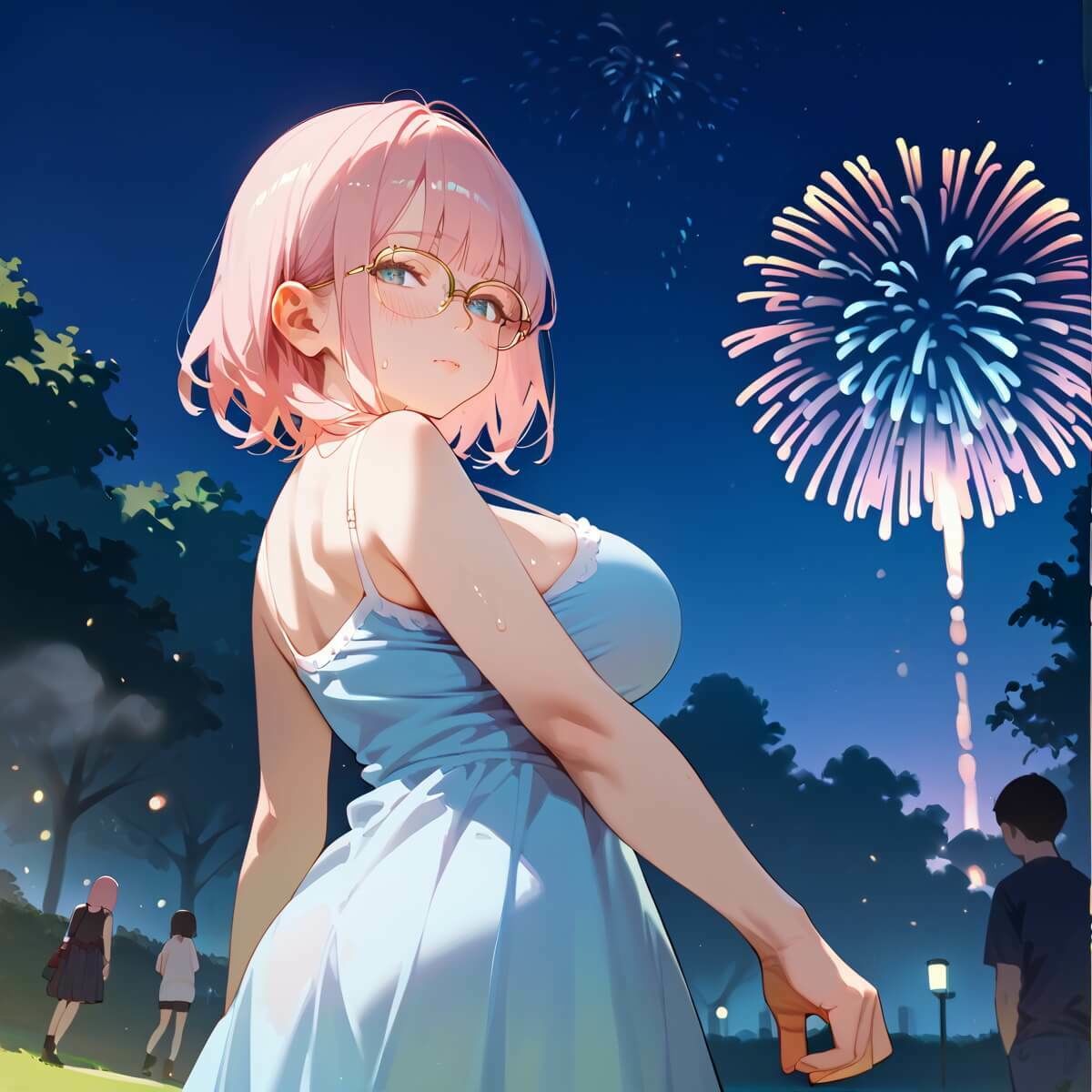 夏祭りの夜の彼女の大誘惑！3・200枚 - サンプル画像 7