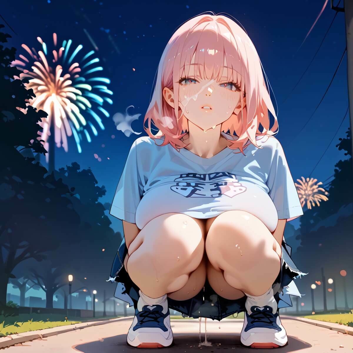 夏祭りの夜の彼女の大誘惑！3・200枚 - サンプル画像 9