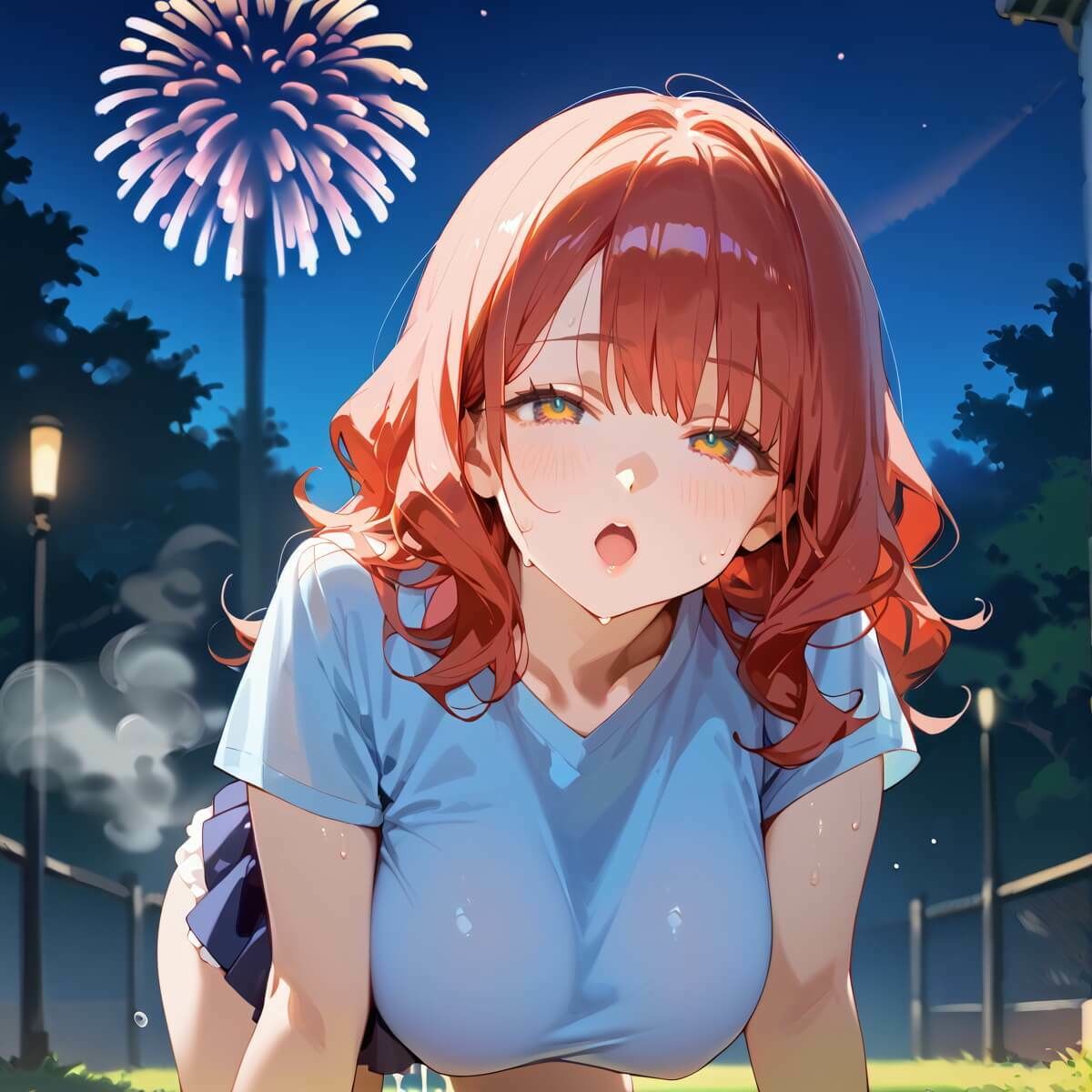 夏祭りの夜の彼女の大誘惑！6・200枚 - サンプル画像 1