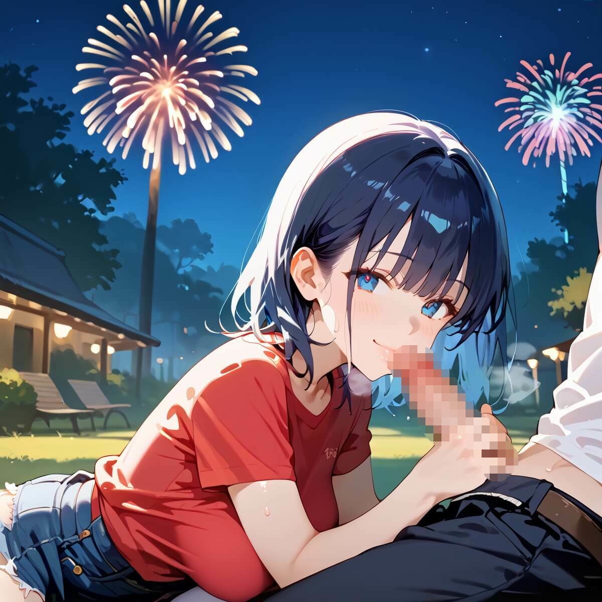 夏祭りの夜の彼女の大誘惑！6・200枚 - サンプル画像 2