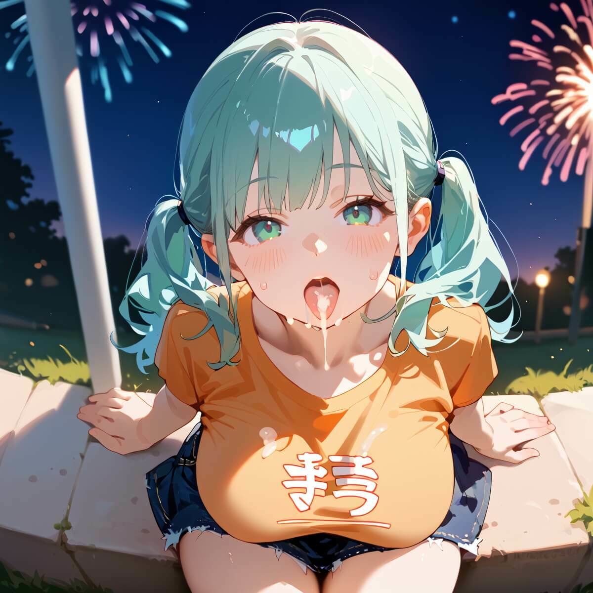 夏祭りの夜の彼女の大誘惑！6・200枚 - サンプル画像 3