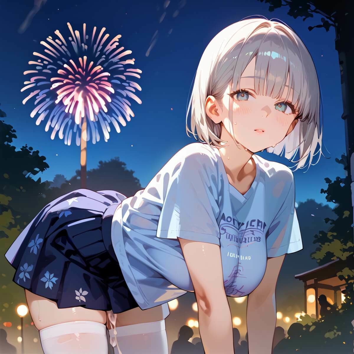 夏祭りの夜の彼女の大誘惑！6・200枚 - サンプル画像 6