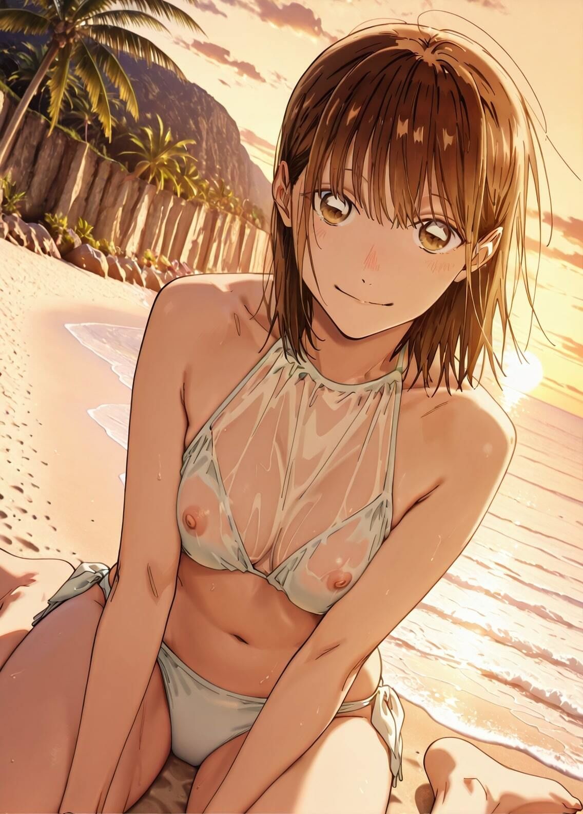 「アオのハコ」鹿野千夏ヌード写真集1（全500枚） - サンプル画像 2