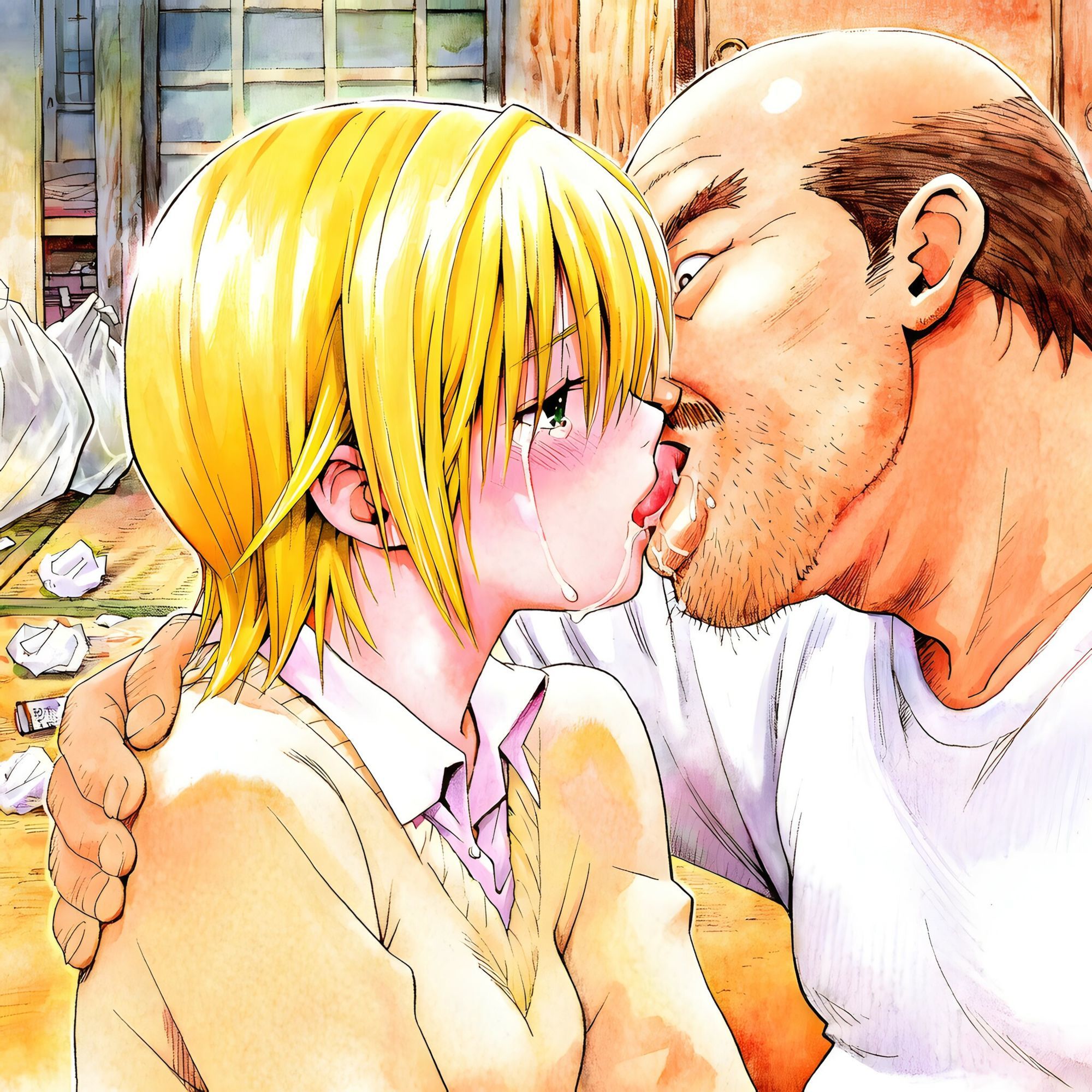 学園のアイドル西野つか○はおじさん達の肉便器 - サンプル画像 2