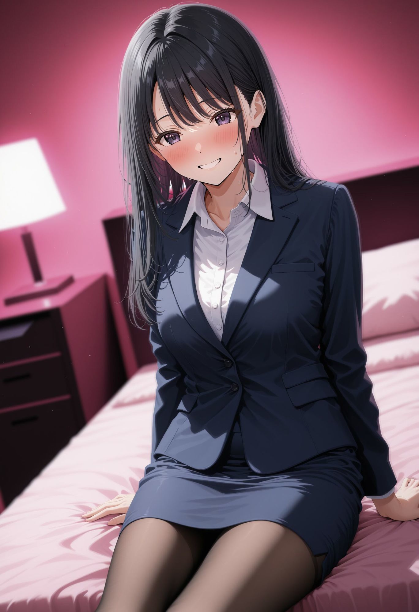 社会人コスプレイヤーの秘密ラブホ撮影会 OL編 - サンプル画像 2