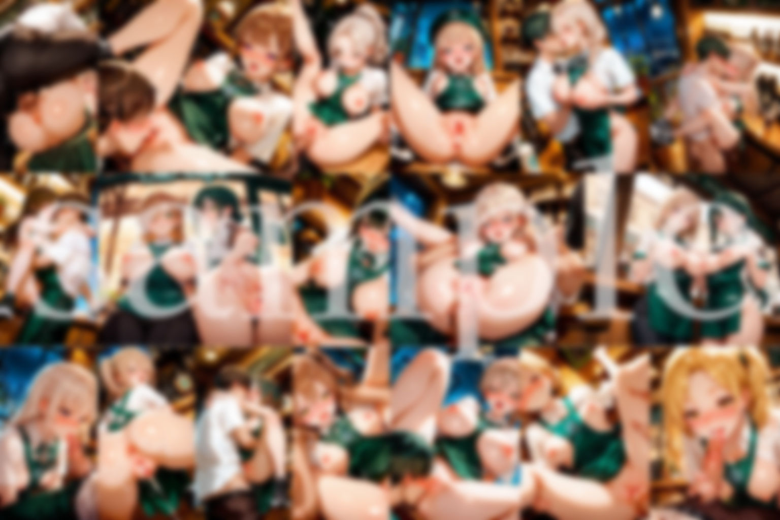 ス〇バの店員さん〜おっぱいのサイズはショートにしますか？グランデにしますか？〜 - サンプル画像 10