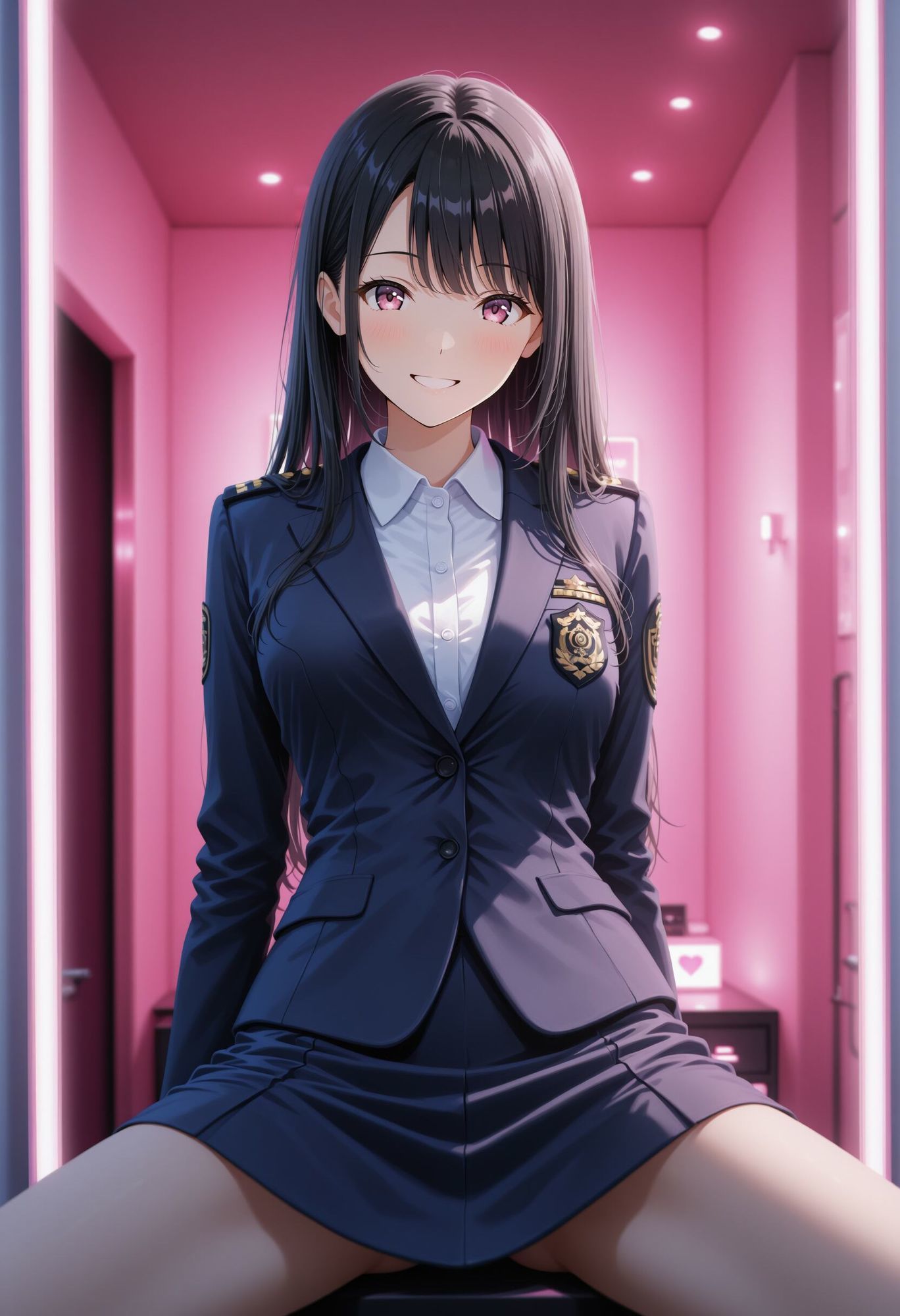 社会人コスプレイヤーの秘密ラブホ撮影会 警察官編 - サンプル画像 2