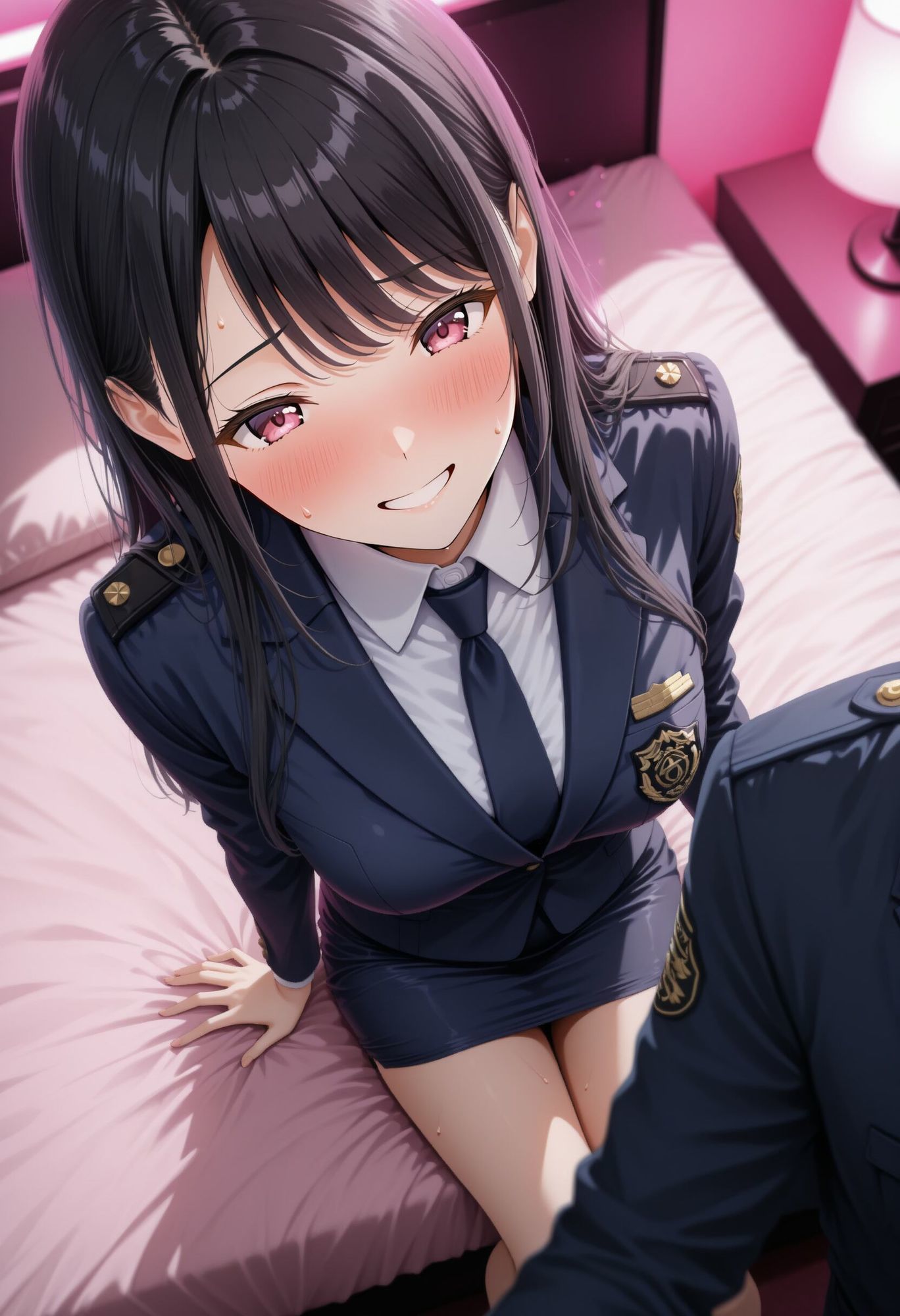 社会人コスプレイヤーの秘密ラブホ撮影会 警察官編 - サンプル画像 3