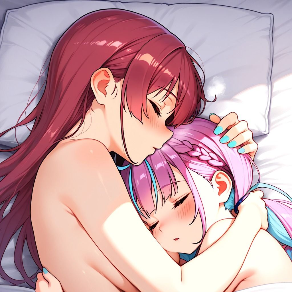 【R-18】湊あくあ×宝鐘マリン 80枚 - サンプル画像 6