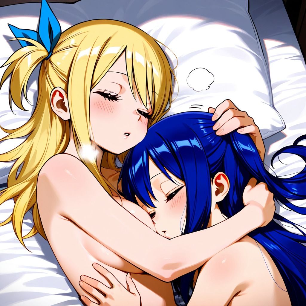 【R-18】ウェンディ・マーベル×ルーシィ・ハートフィリア 74枚 - サンプル画像 6