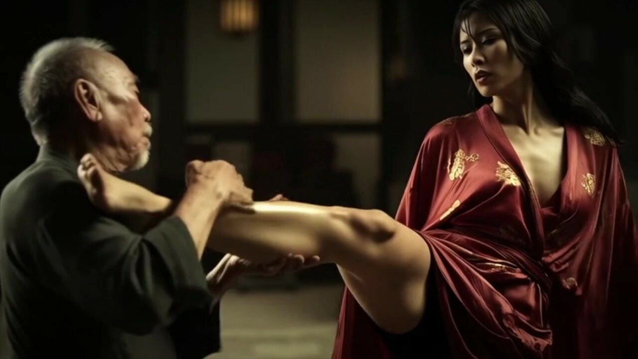 女剣士リョナシリーズ1  剣豪4姉妹vs老人剣士集団 - サンプル画像 6