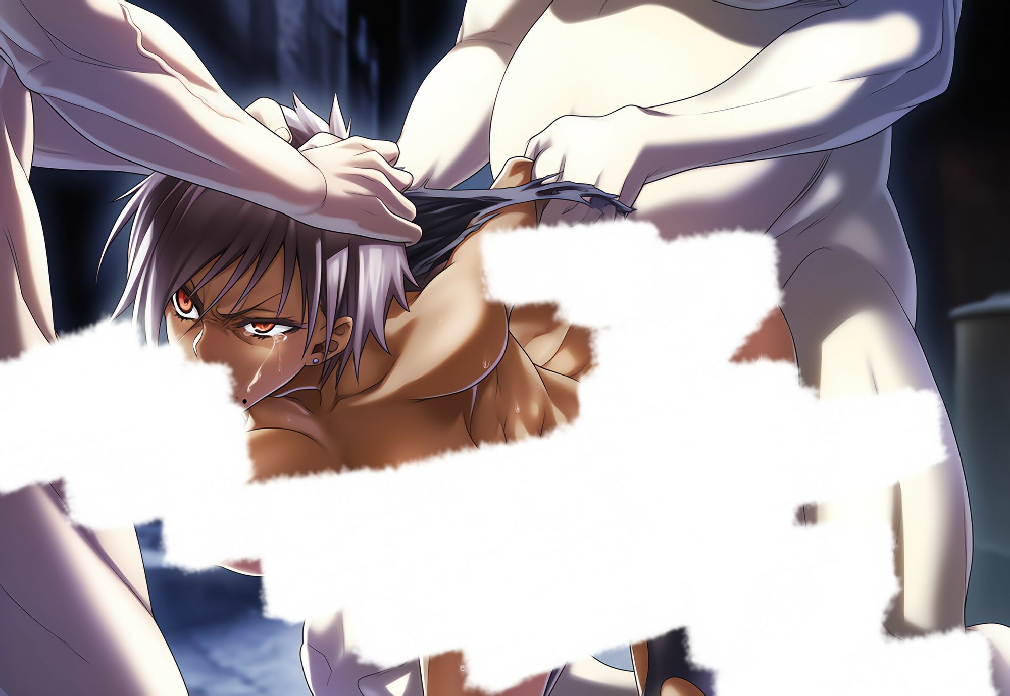 褐色×艶ほくろ×腹筋 suffering2 - サンプル画像 3