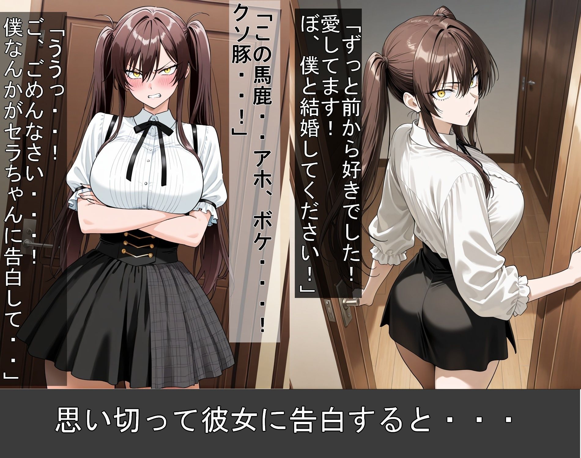 幼馴染のキモオタとイチャラブHするツンデレ彼女 - サンプル画像 3