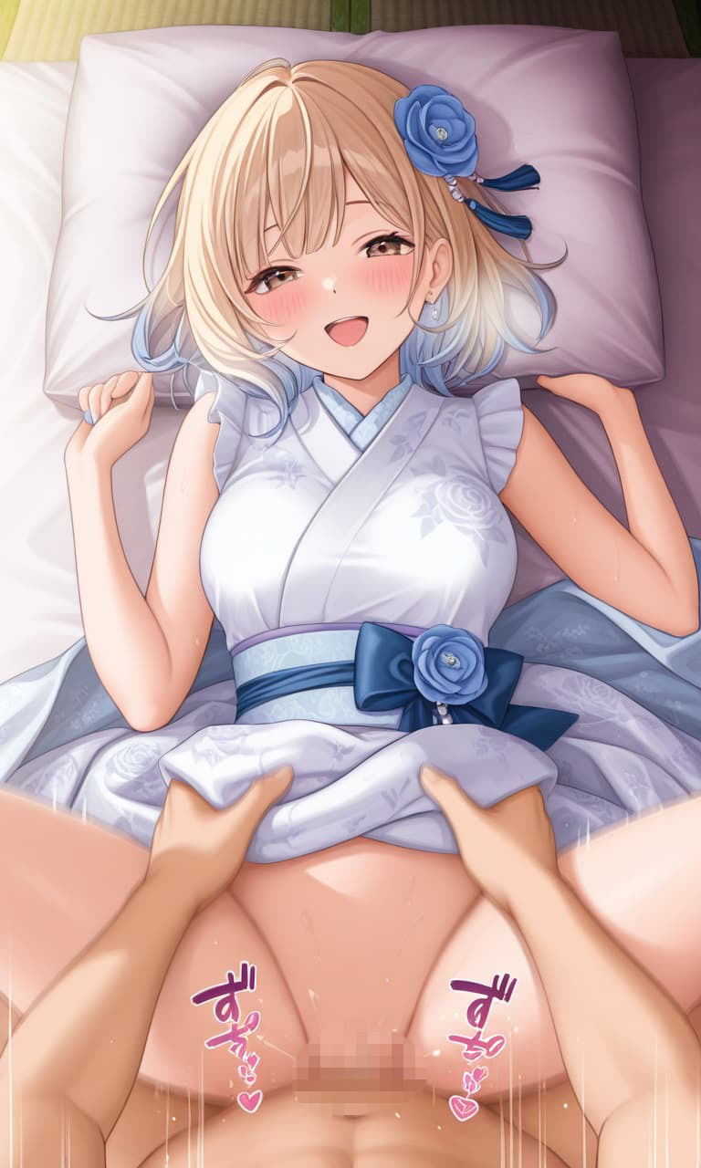 金髪ショート女子O生が性行為するイラスト集 - サンプル画像 2