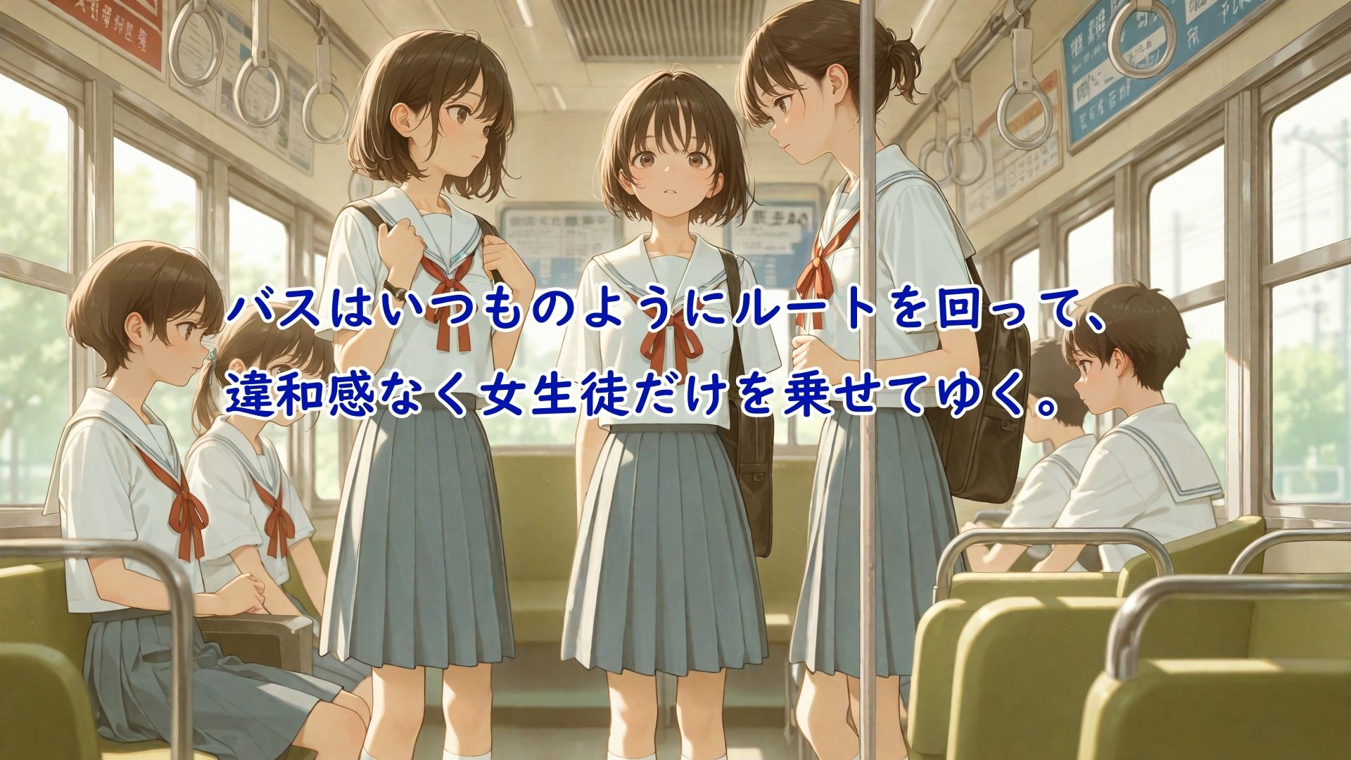 通学バスごと連れ去られ完全拘束されたまま機械で絶頂管理されて何回イってもやめてもらえない女の子 - サンプル画像 2