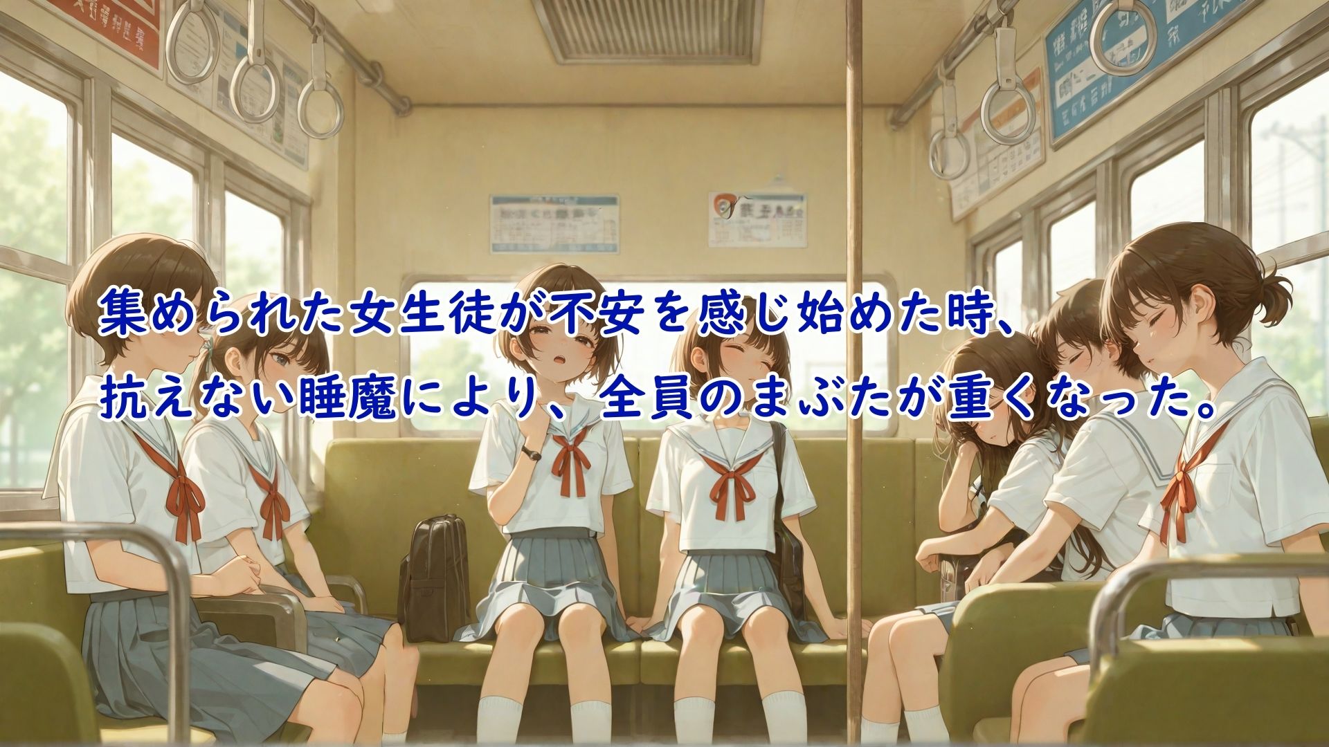 通学バスごと連れ去られ完全拘束されたまま機械で絶頂管理されて何回イってもやめてもらえない女の子 - サンプル画像 3