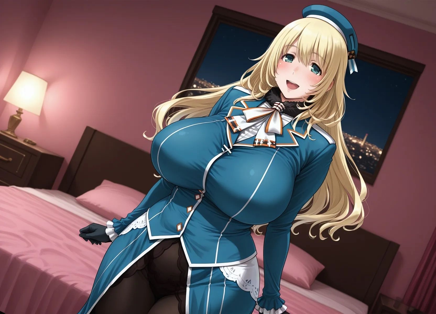 愛宕  ムチムチな艦○さんとお泊りえっち - サンプル画像 1