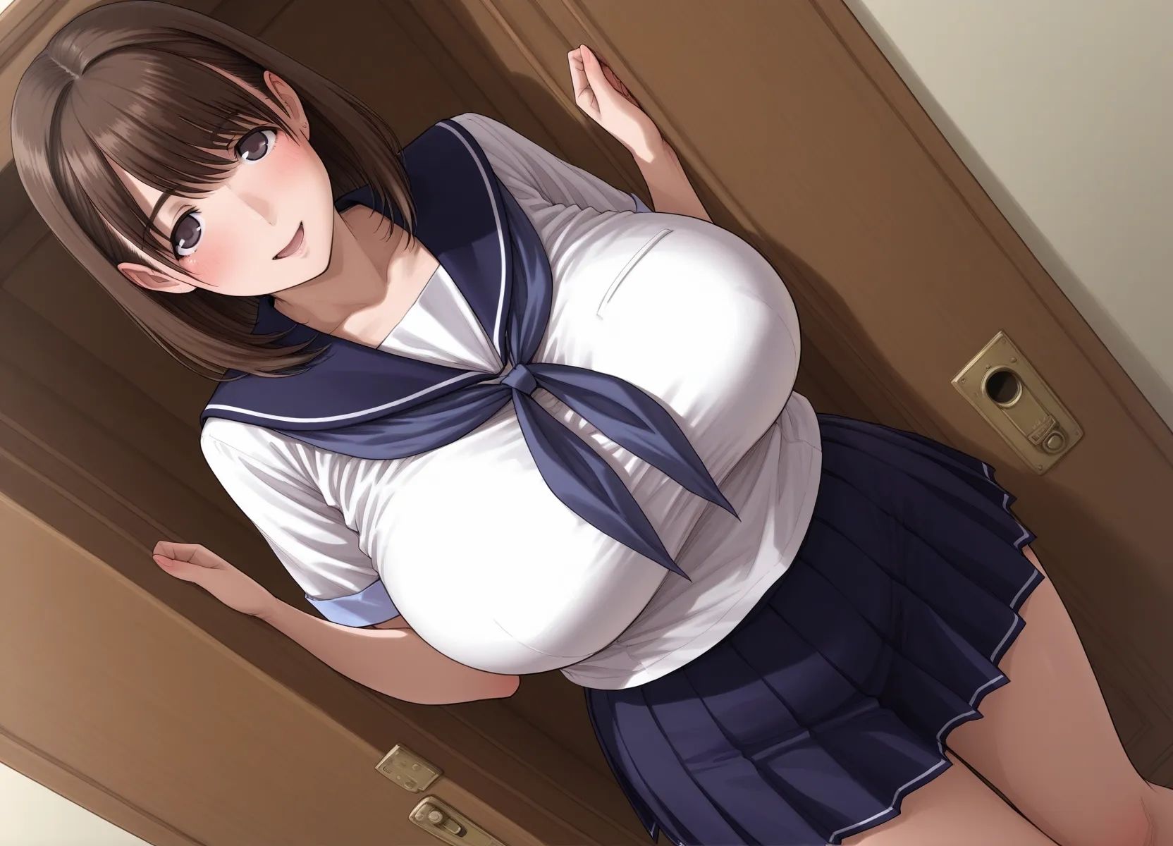 姉ヶ崎寧々 ムチムチな年上彼女とお泊りえっち - サンプル画像 1