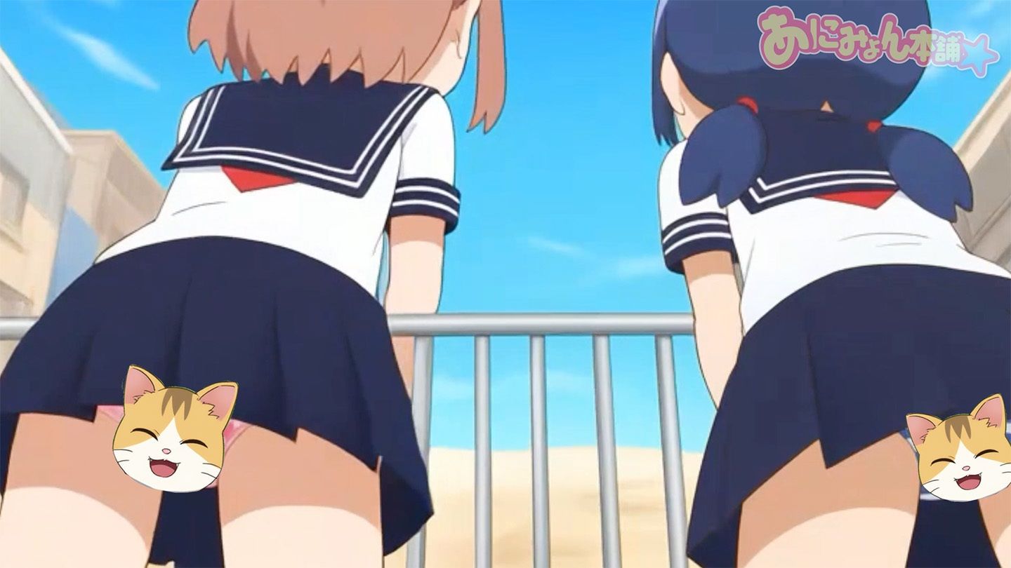 【フルボイスアニメ】サッカー応援中にえっちな風でパンチラしちゃってる女の子たちΣ（’？？？’） - サンプル画像 5