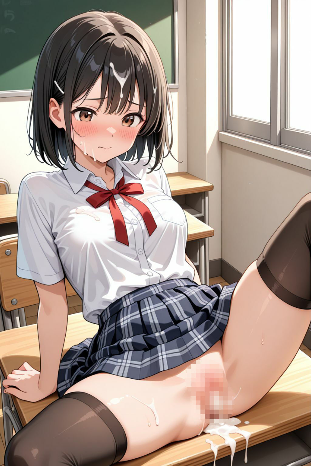 女子校生  爆乳快楽堕ち  洗脳教育で孕ませ放題にされる - サンプル画像 2