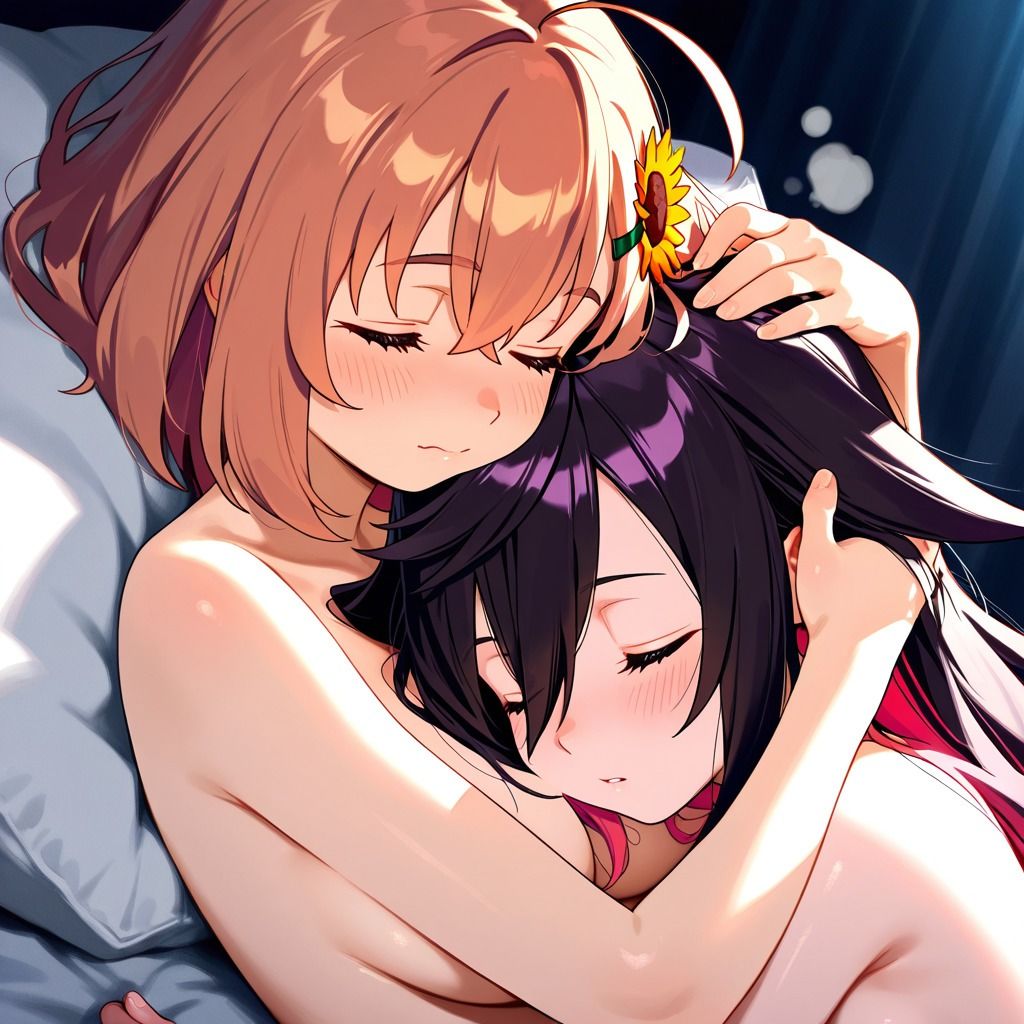 【R-18】本間ひまわり×闇夜乃モルル 56枚 - サンプル画像 6