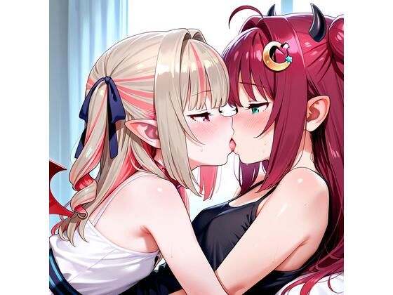 【R-18】魔界ノりりむ×夢月ロア 57枚