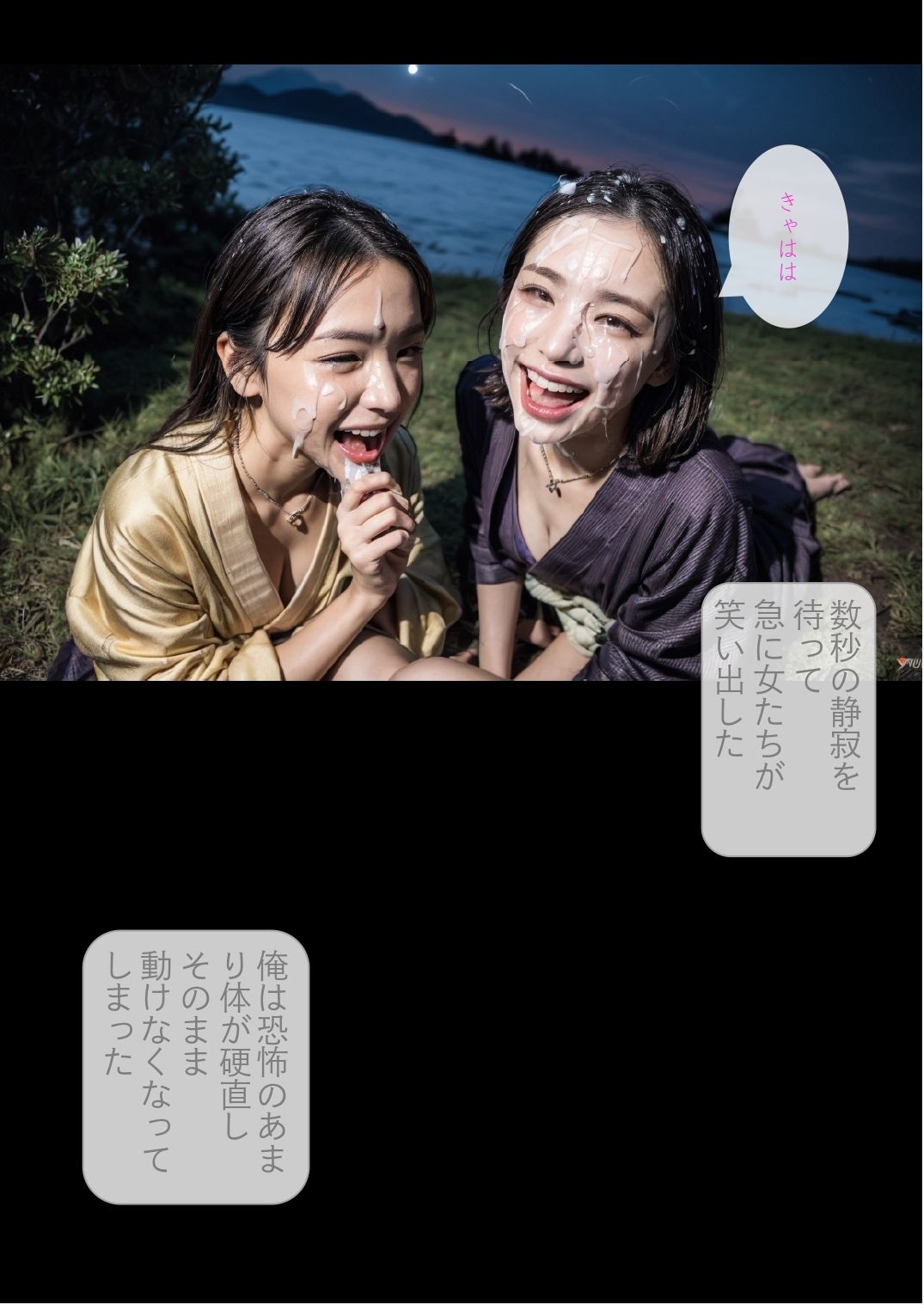 ［ストーリー＋大量画像！］夏祭りで出会った美女達に性分を全て搾り取られる夏の思い出 - サンプル画像 7