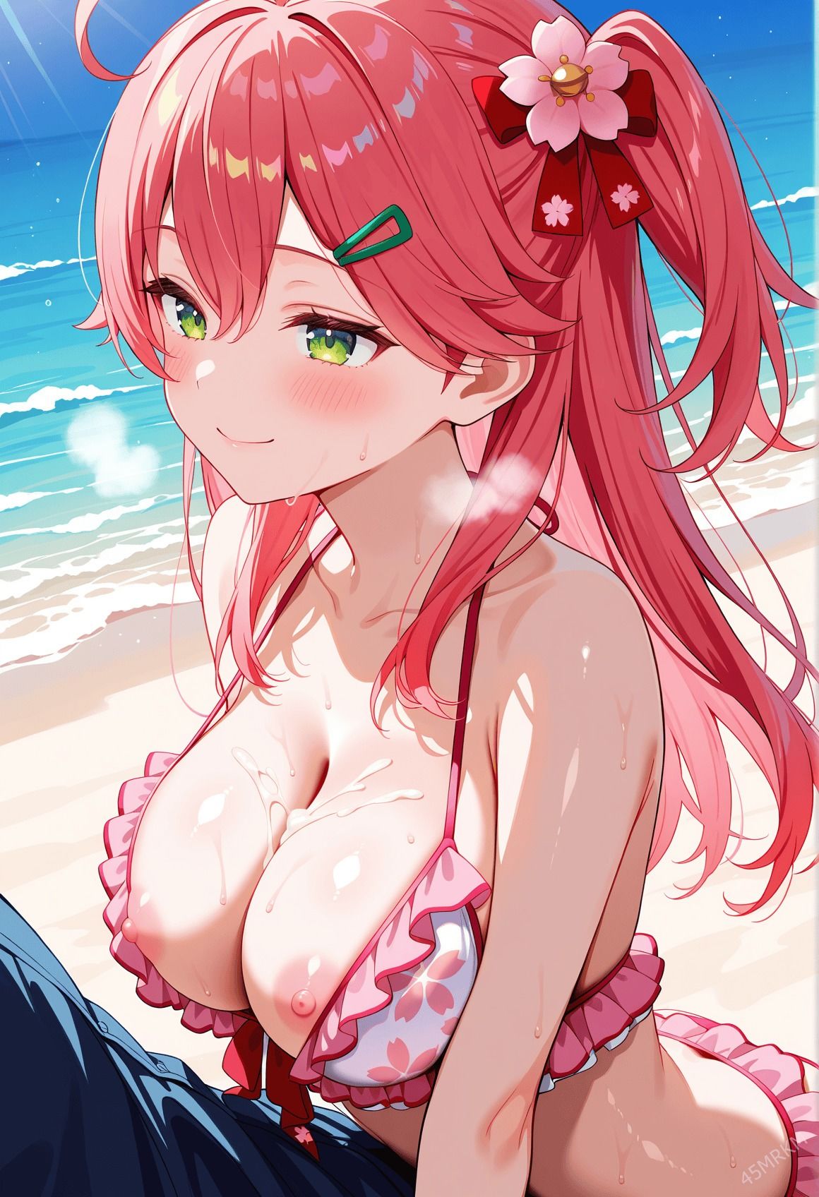 C-15  さく〇みこビキニHCG集 - サンプル画像 9